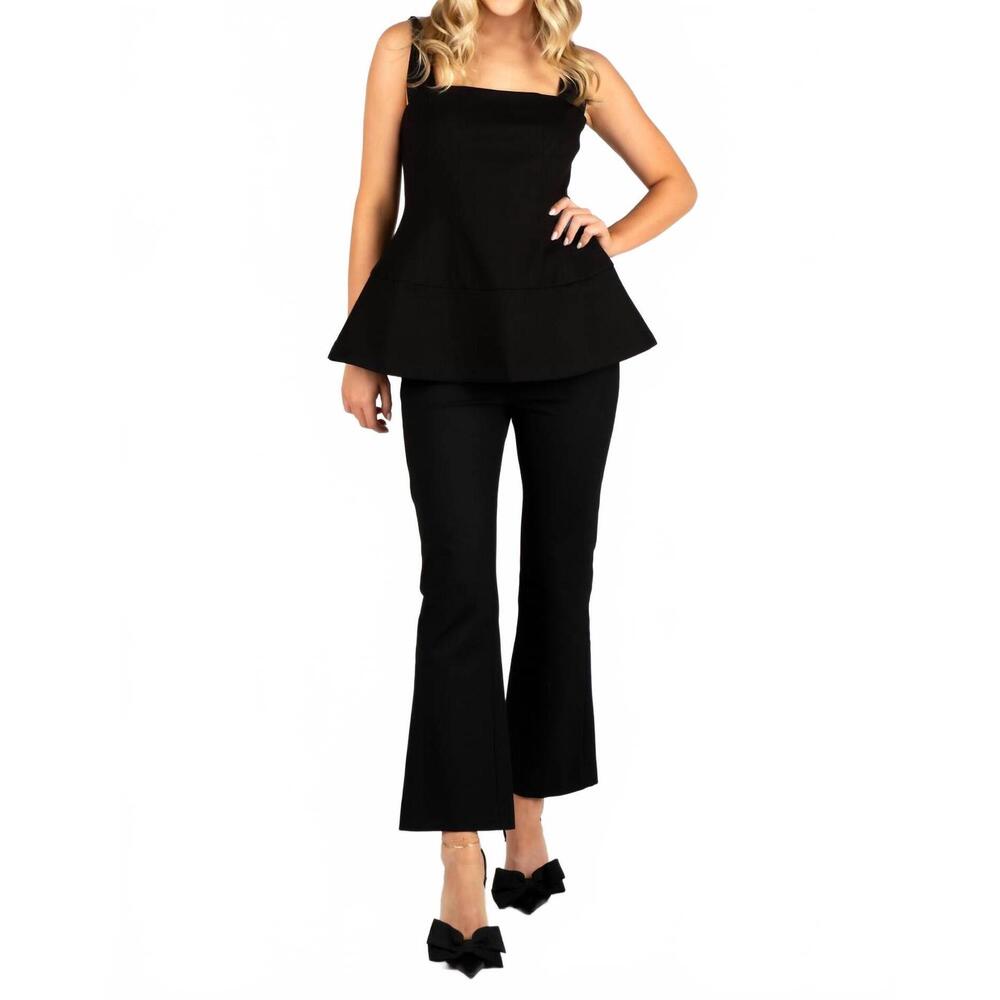 NEW SINCERELY OURS women's mirabel top in black